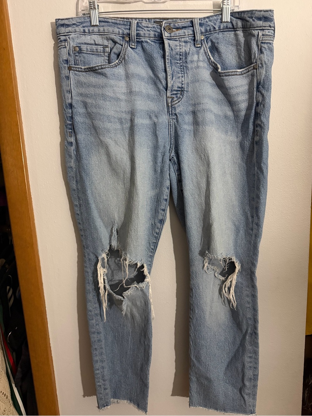 torrid Light Wash Distressed Boyfriend Jeans